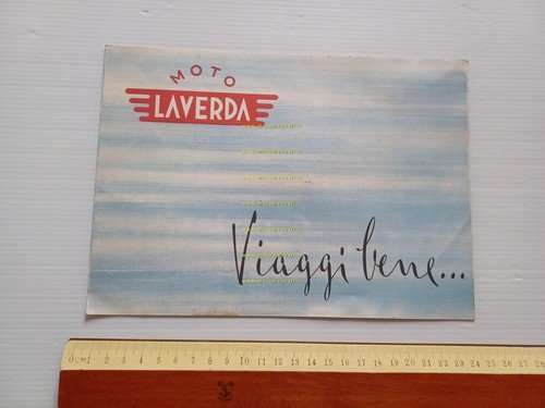 Laverda 100 Sport -100 Sport Lusso -100 Turismo 1956 depliant …