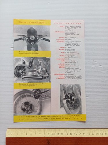 Laverda 100 Sport Lusso depliant originale italiano