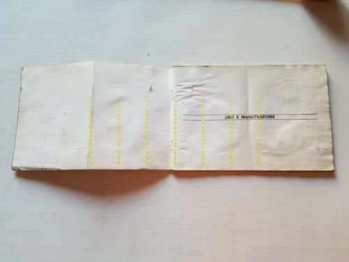 Laverda 1000-1200 1979 manuale uso originale moto ITALIANO owner's manual