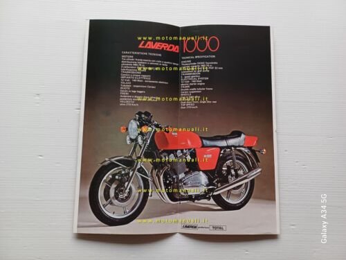 Laverda 1000 3C 1975 depliant originale italiano