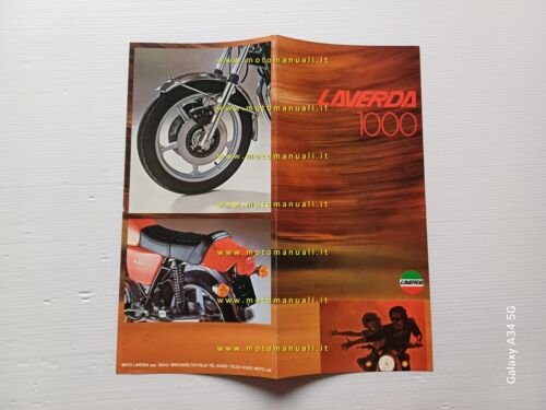 Laverda 1000 3C 1975 depliant originale italiano