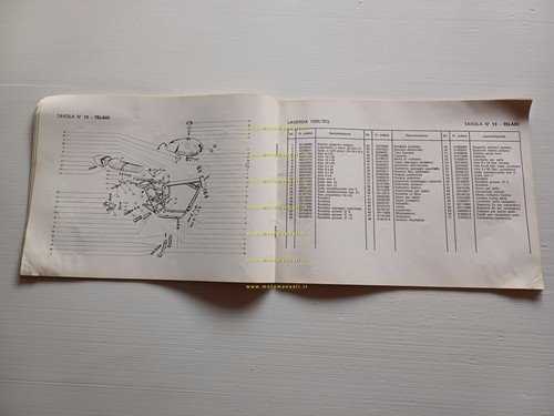 Laverda 1000 3C 1978 catalogo ricambi originale spare parts catalogue