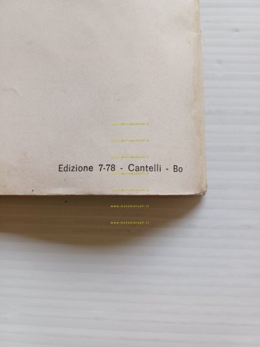 Laverda 1000 3C 1978 catalogo ricambi originale spare parts catalogue