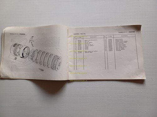 Laverda 1000 3C 1978 catalogo ricambi originale spare parts catalogue