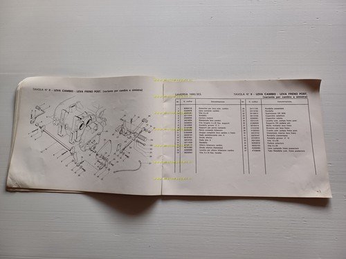 Laverda 1000 3C 1978 catalogo ricambi originale spare parts catalogue