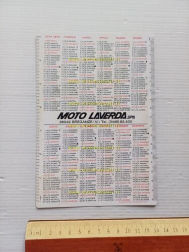 Laverda 1000 calendario pubblicitario 1975 originale