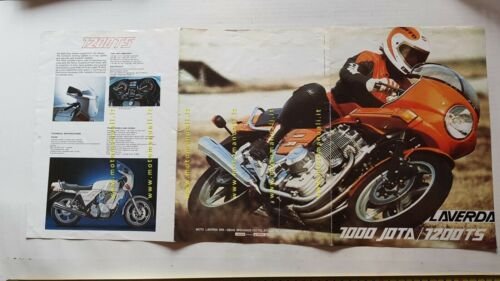 Laverda 1000 Jota - 1200 TS 1981 depliant moto originale …