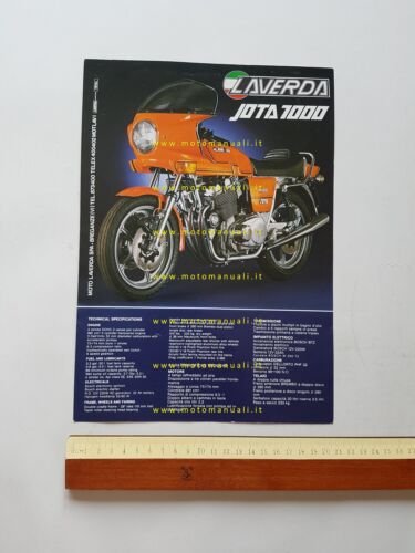 Laverda 1000 Jota - 1200 TS 1981 depliant originale italiano …