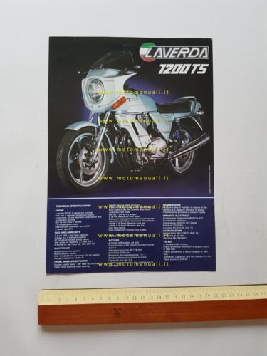 Laverda 1000 Jota - 1200 TS 1981 depliant originale italiano …