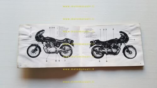 Laverda 1000 Jota 120 1981 manuale uso manutenzione libretto originale …