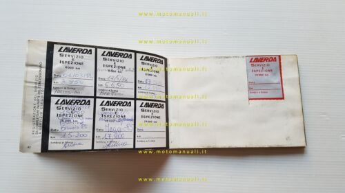 Laverda 1000 Jota 120 1981 manuale uso manutenzione libretto originale …