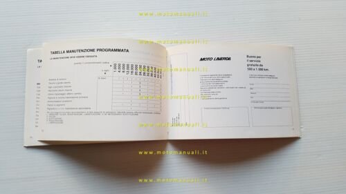 Laverda 1000 RGS 1982 libretto tagliandi garanzia originale nuovo