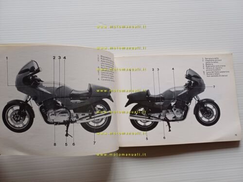 Laverda 1000 RGS 1982 manuale uso manutenzione libretto originale owner's …