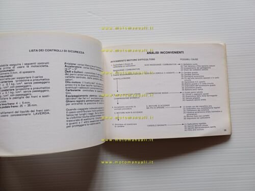 Laverda 1000 RGS 1982 manuale uso manutenzione libretto originale owner's …