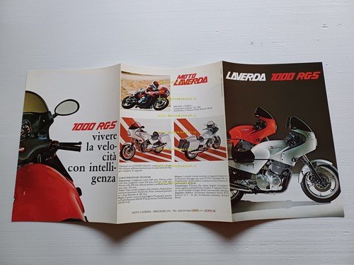 Laverda 1000 RGS depliant italiano originale
