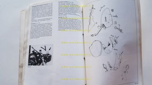Laverda 1000 RGS-RGA manuale officina italiano inglese originale