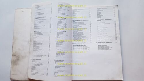 Laverda 1000 RGS-RGA manuale officina italiano inglese originale