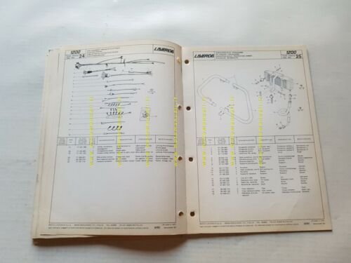 Laverda 1200 1978 catalogo ricambi originale moto spare parts catalogue