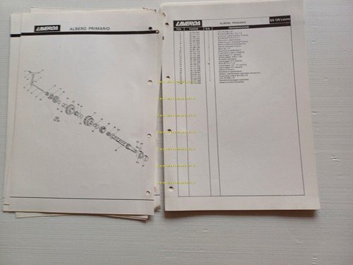 Laverda 125 GS Lesmo 1986 catalogo ricambi originale Spare Parts …