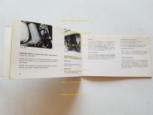 Laverda 125 LB manuale uso manutenzione libretto originale