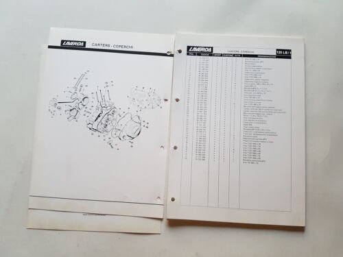 Laverda 125 LB1 1985 catalogo ricambi originale spare parts catalogue