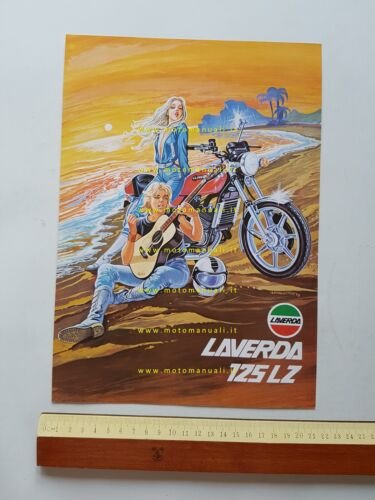Laverda 125 LZ 1a serie 1978 depliant originale italiano