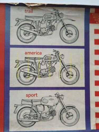 Laverda 125 Trail -America - Sport 1966 manuale uso + …