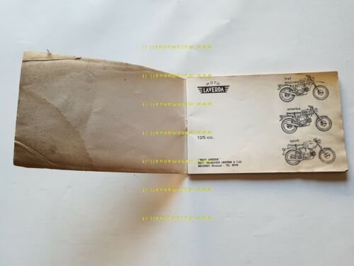 Laverda 125 Trail -America - Sport 1966 manuale uso + …