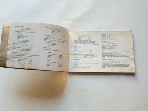 Laverda 125 Trail -America - Sport 1966 manuale uso + …