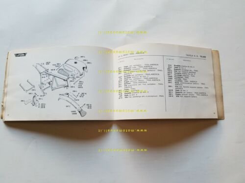 Laverda 125 Trail -America - Sport 1966 manuale uso + …