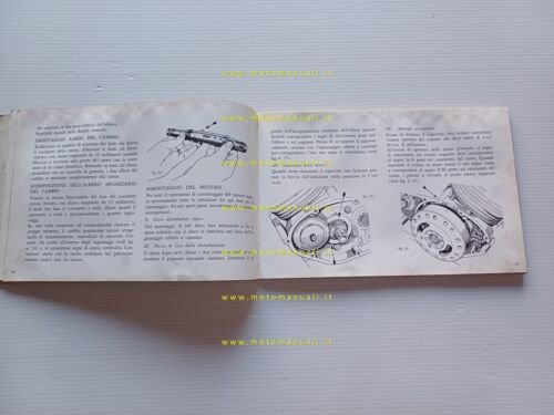 Laverda 200 1961 manuale uso + CATALOGO RICAMBI italiano originale