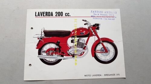 Laverda 200 Gemini 1968 depliant originale brochure