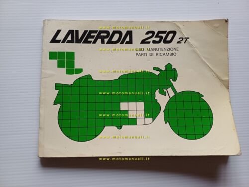 Laverda 250 2T Chott 1974 manuale uso + CATALOGO RICAMBI …