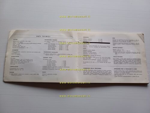Laverda 250 2T Chott 1974 manuale uso + CATALOGO RICAMBI …