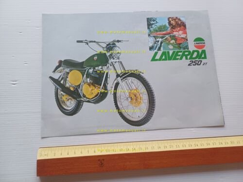 LAVERDA 250 Chott 1974 depliant originale italiano