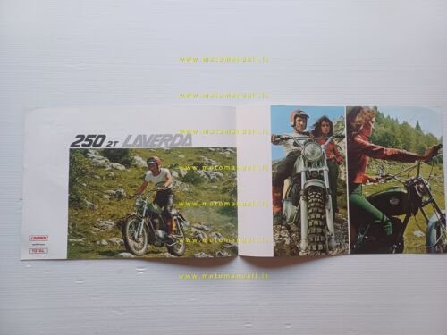 LAVERDA 250 Chott 1974 depliant originale italiano