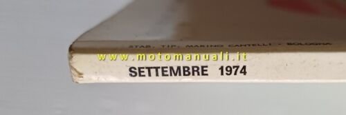 Laverda 250 Chott 1974 manuale uso manutenzione libretto originale owners …