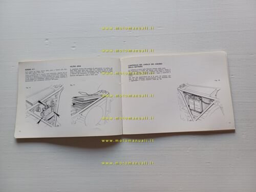 Laverda 250 Chott 1974 manuale uso manutenzione libretto originale owners …