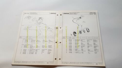 Laverda 250 LH2 VARIANTI catalogo ricambi LH1 originale parts catalog …