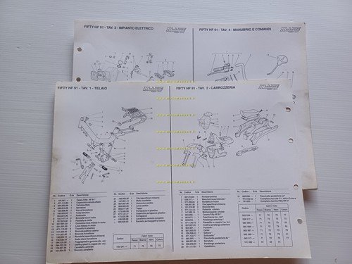 Laverda 350 - 500 1979 catalogo ricambi originale