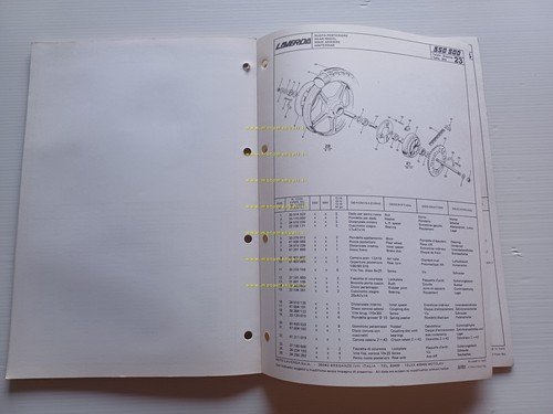 Laverda 350 - 500 1979 catalogo ricambi originale