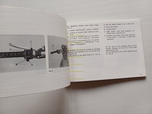 Laverda 350 - 500 manuale uso manutenzione libretto istruzioni originale