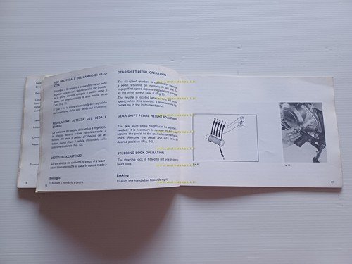 Laverda 350 - 500 manuale uso manutenzione libretto istruzioni originale
