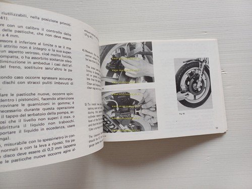 Laverda 350 - 500 manuale uso manutenzione libretto istruzioni originale