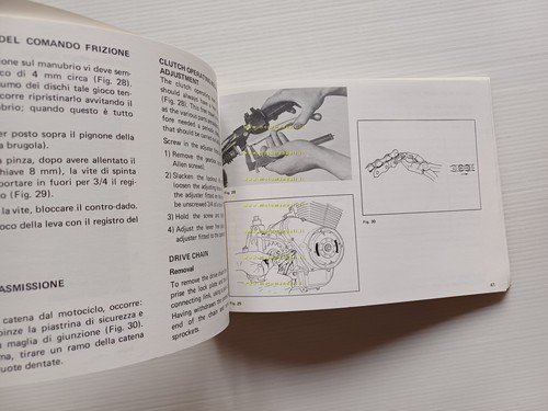 Laverda 350 - 500 manuale uso manutenzione libretto istruzioni originale