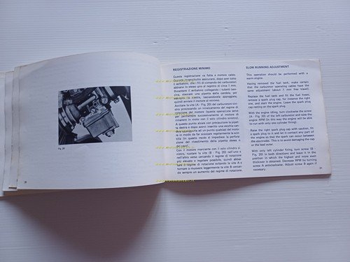 Laverda 350 - 500 manuale uso manutenzione libretto istruzioni originale