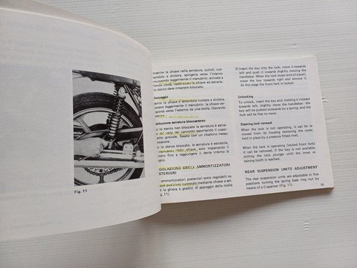 Laverda 350 - 500 manuale uso manutenzione libretto istruzioni originale