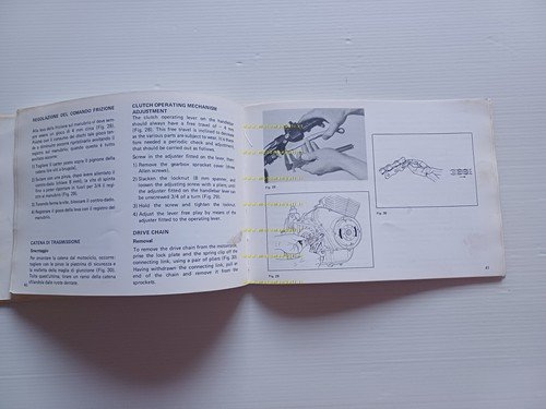 Laverda 350 - 500 manuale uso manutenzione libretto istruzioni originale