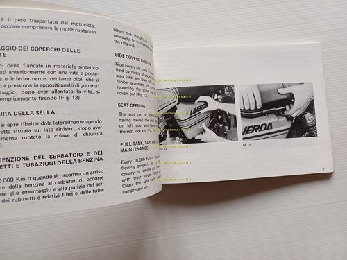 Laverda 350 - 500 manuale uso manutenzione libretto istruzioni originale
