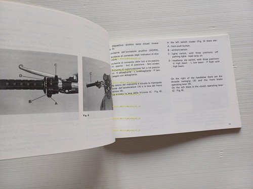Laverda 350 - 500 manuale uso manutenzione libretto istruzioni originale